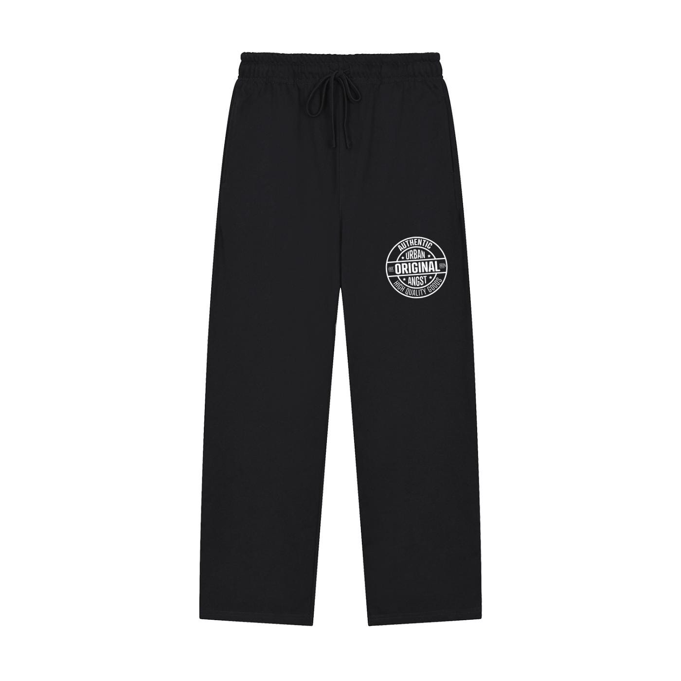 Logo Front Straight-Leg Sweatpants