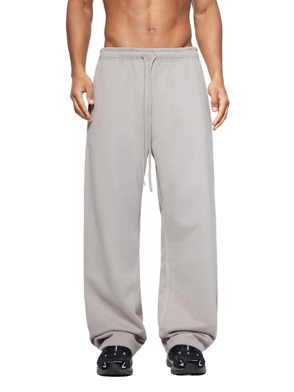 Logo Front Straight-Leg Sweatpants