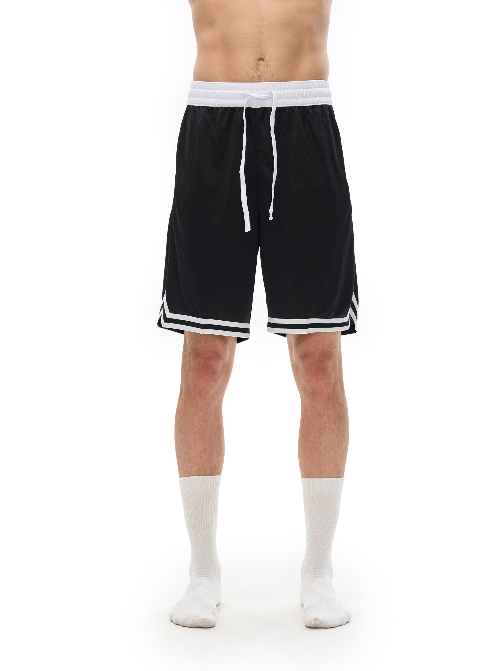 Hooper Stripe Trim Basketball Shorts