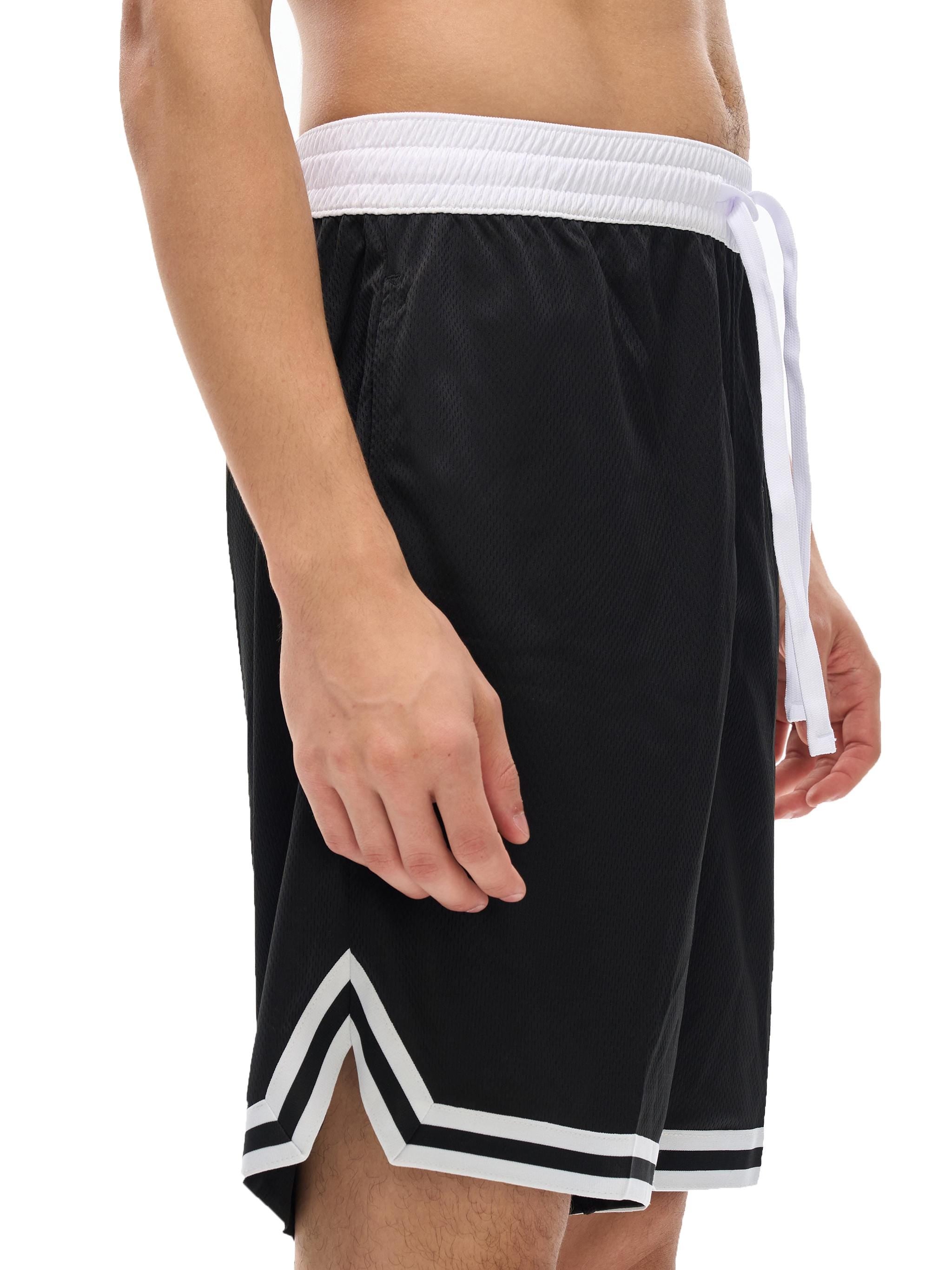 Hooper Stripe Trim Basketball Shorts