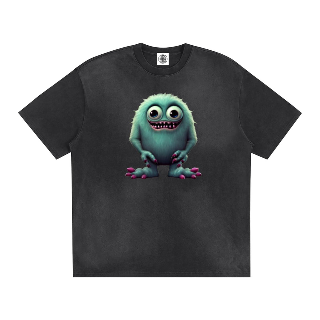 Sunfaded Loose Fit T-Shirt - "Goblin"