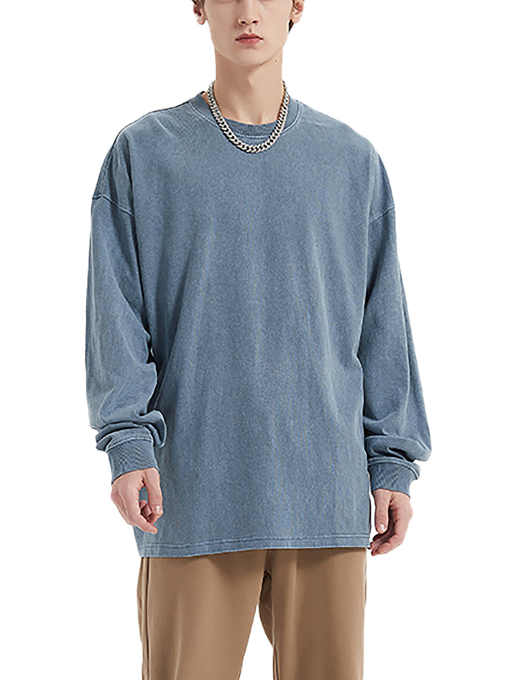 Negro Fist Vintage Washed Long Sleeve T-Shirt - Bold Streetwear - UrbanAngst