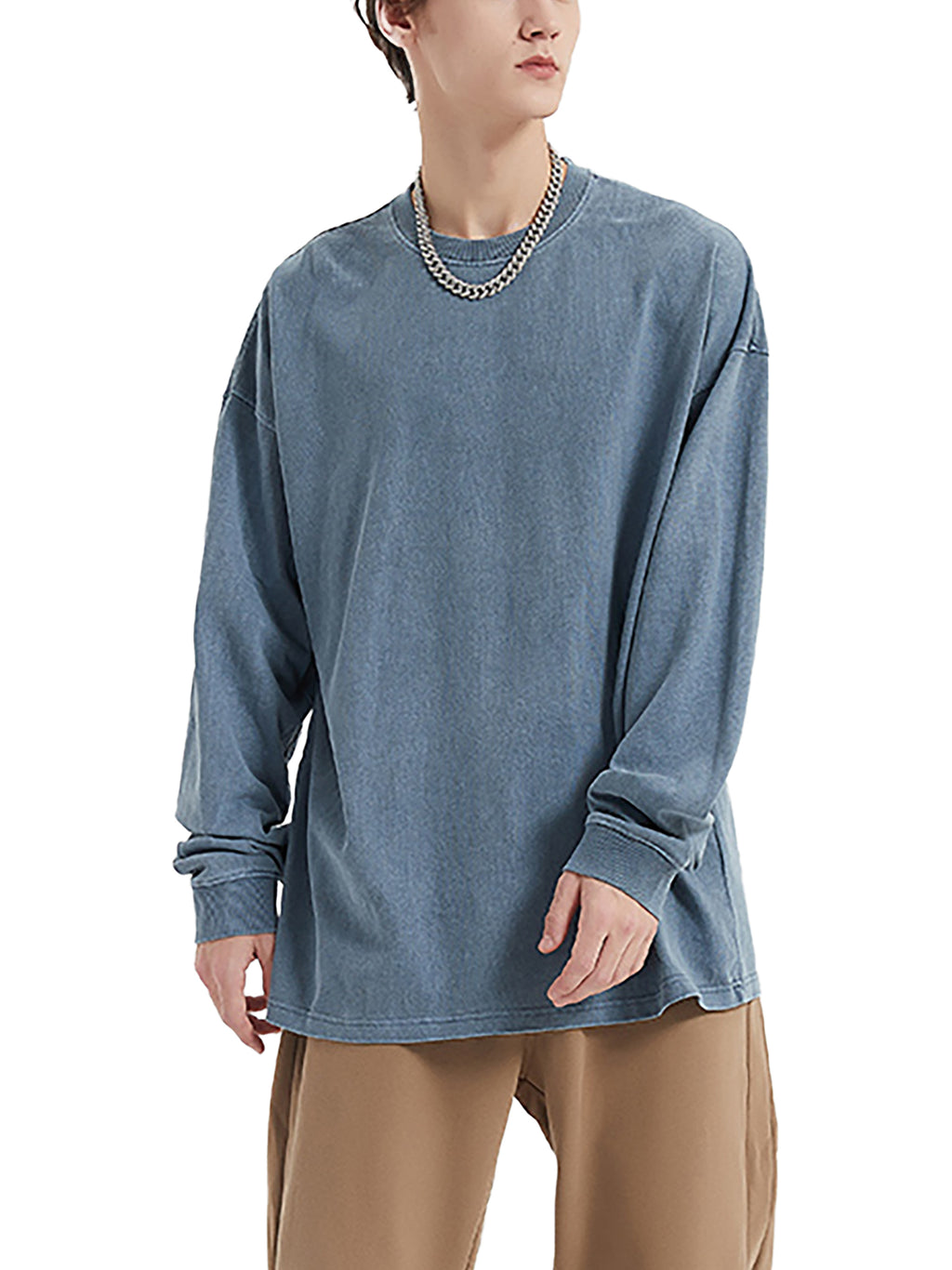Negro Fist Vintage Washed Long Sleeve T-Shirt - Bold Streetwear - UrbanAngst